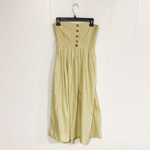 Free people strapless midi dress